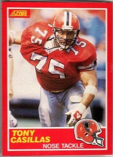 1989 Panini Score Tony Casillas #162 card