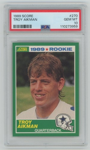 1989 Panini Score Troy Aikman #270 card