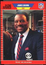 1989 Pro Set Announcers James Brown #13 card