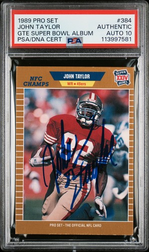 1989 Pro Set John Taylor #384 card