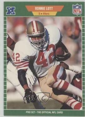1989 Pro Set Ronnie Lott #379 card