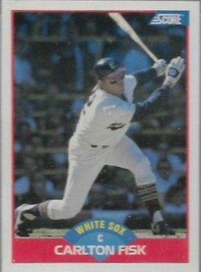 1989 Score Carlton Fisk #449 card