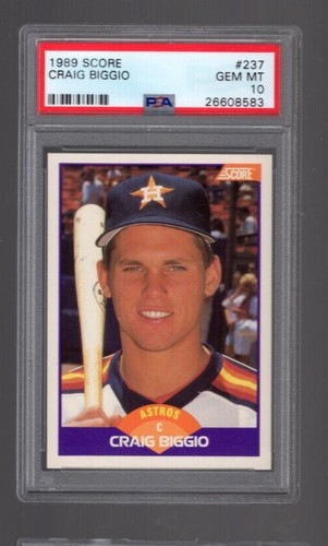 1989 Score Craig Biggio #237 card