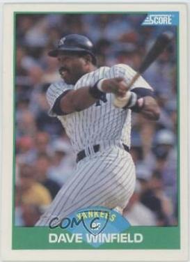 1989 Score Dave Winfield #50 card