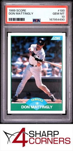 1989 Score Don Mattingly #100 card