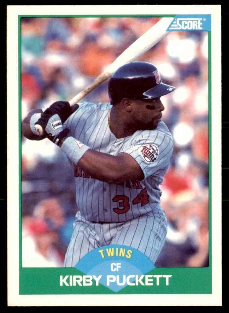1989 Score Kirby Puckett #20 card