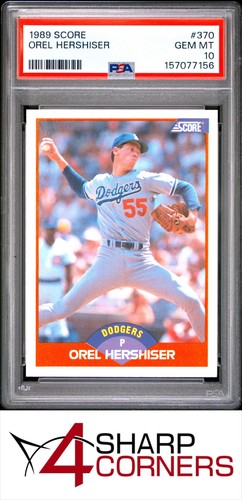 1989 Score Orel Hershiser #370 card