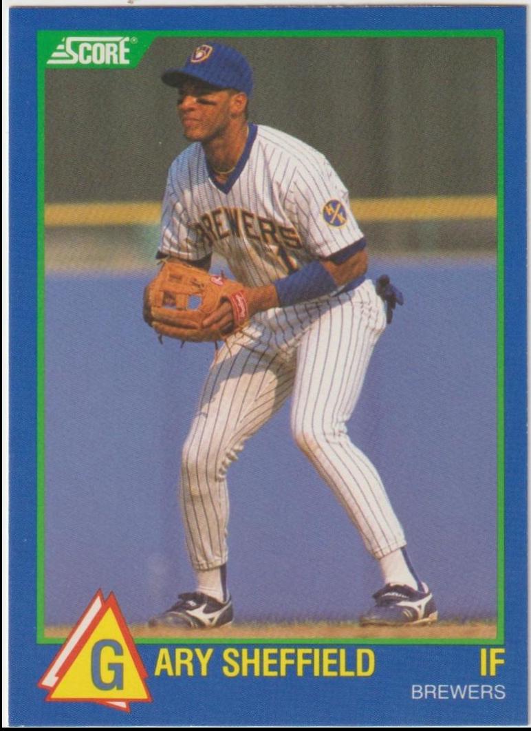 1989 Score Rising Stars Gary Sheffield #10 card