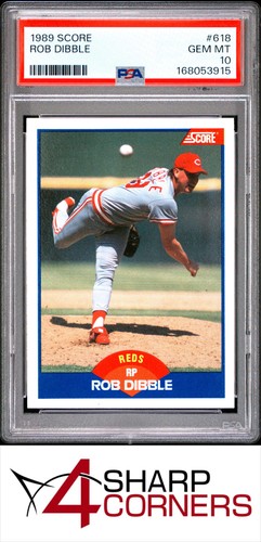 1989 Score Rob Dibble #618 card