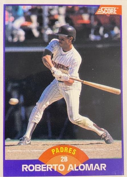 1989 Score Roberto Alomar #232 card
