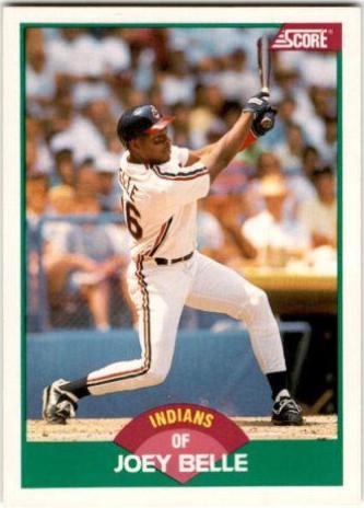1989 Score Traded Joey Belle #106T card