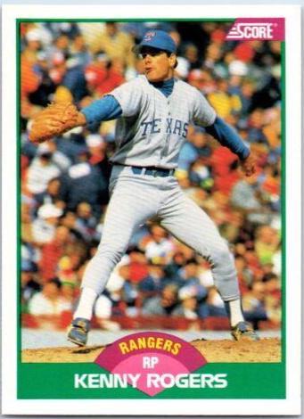 1989 Score Traded Kenny Rogers #107T card