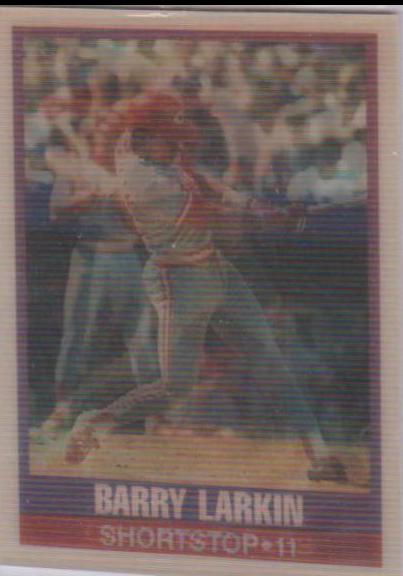 1989 Sportflics Barry Larkin #136 card
