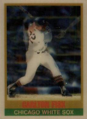 1989 Sportflics Carlton Fisk #219 card