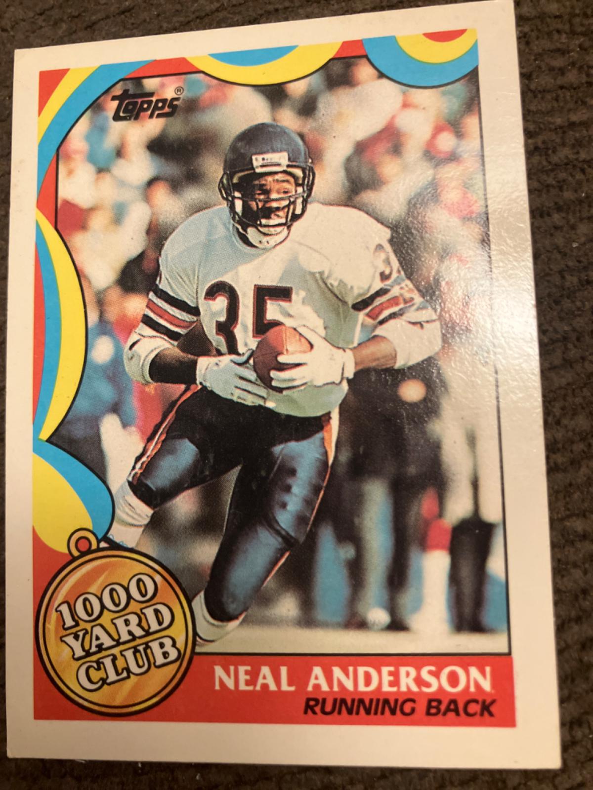 1989 Topps 1000 Yard Club Neal Anderson #14 card