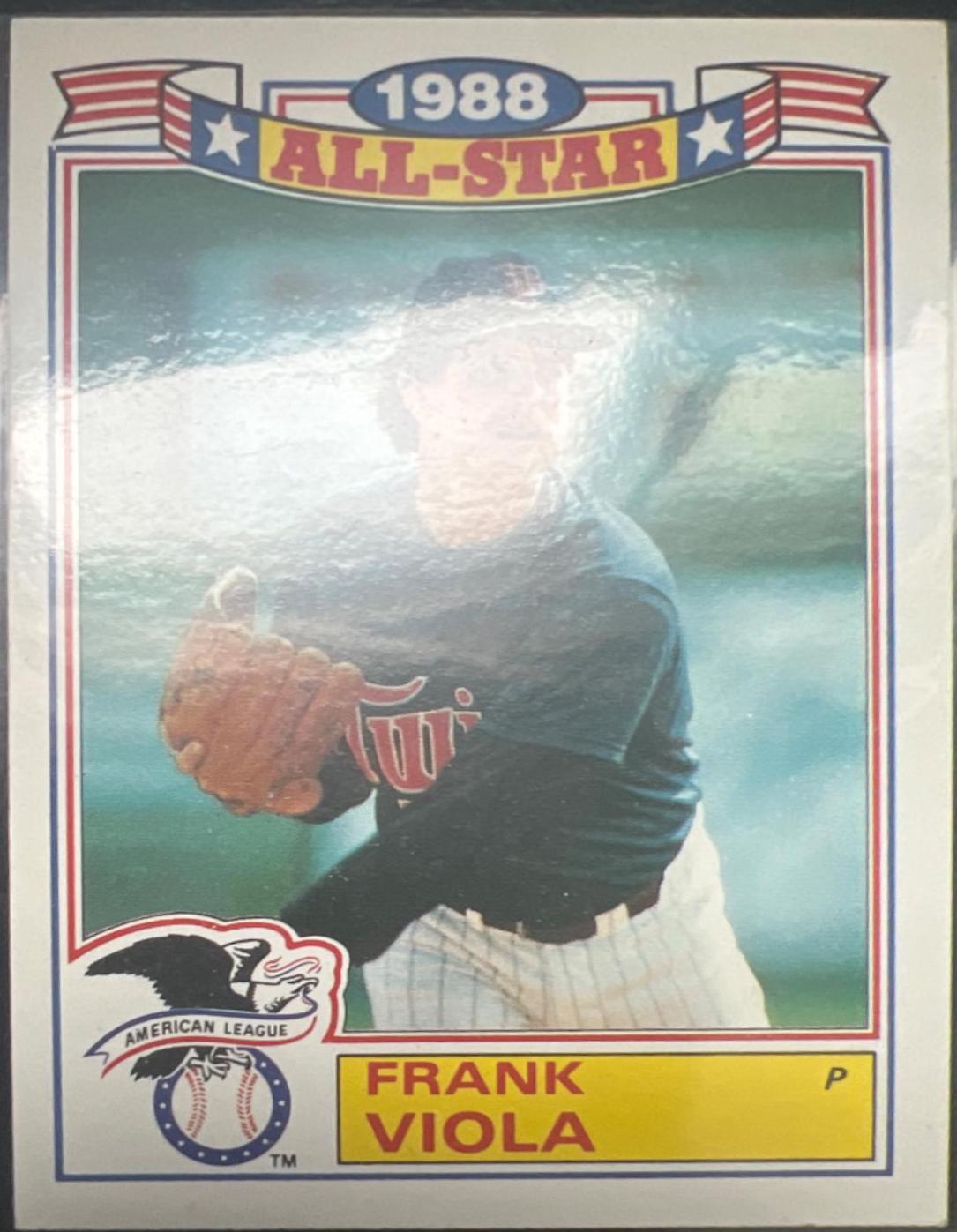 1989 Topps All Star Glossy Set of 22 Frank Viola #10 card