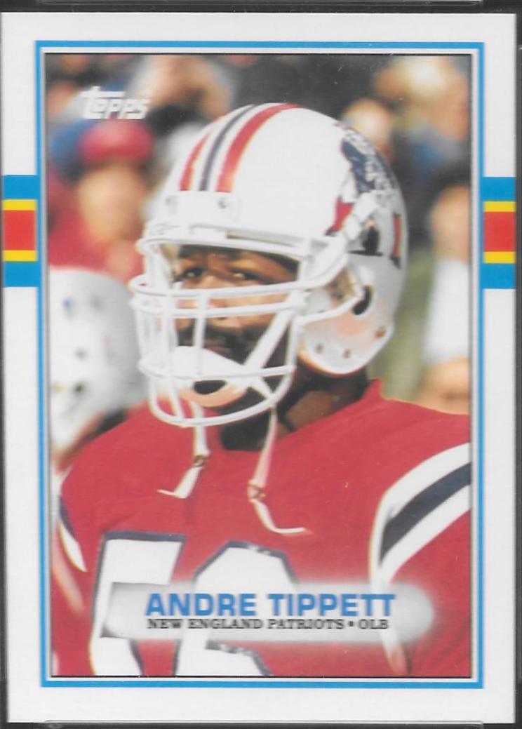 1989 Topps American/UK Andre Tippett #5 card