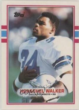 1989 Topps American/UK Herschel Walker #26 card