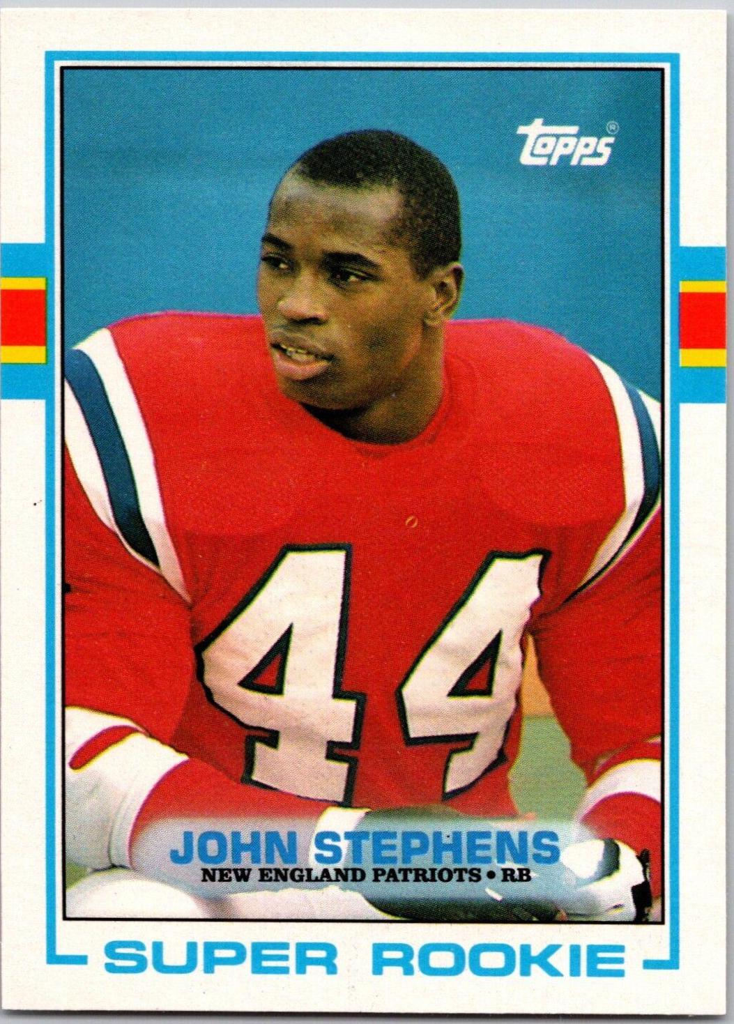 1989 Topps American/UK John Stephens #16 card