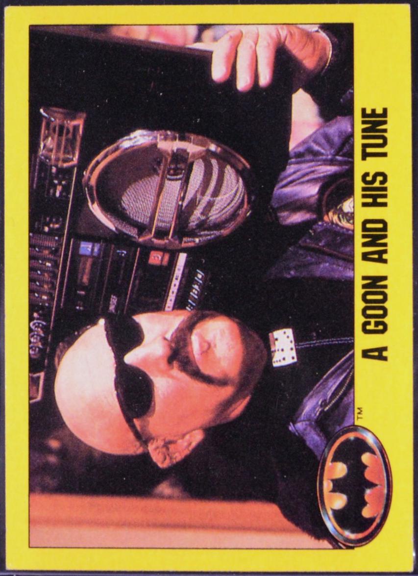 1989 Topps Batman A Goon and his Tune #227 card