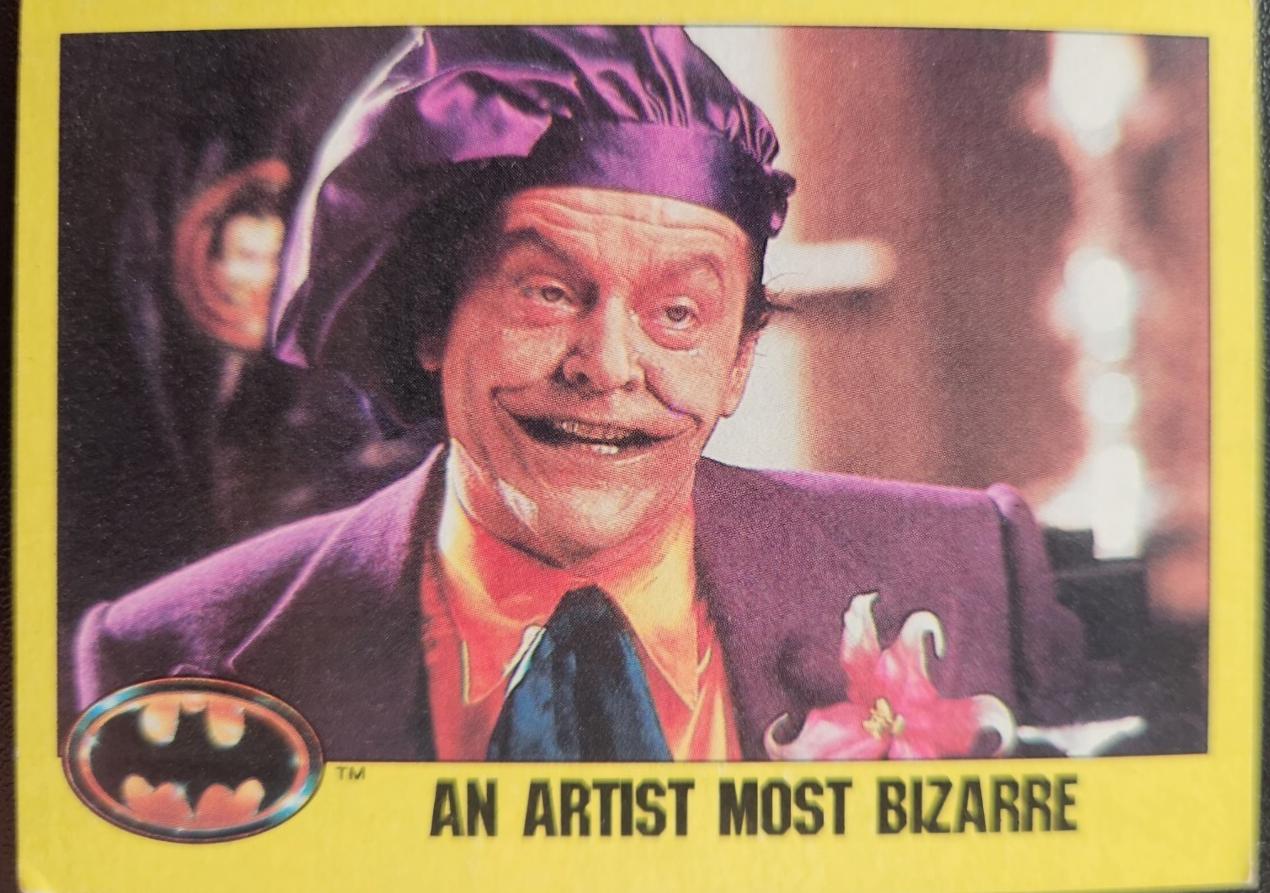 1989 Topps Batman An Artist Most Bizarre #225 card