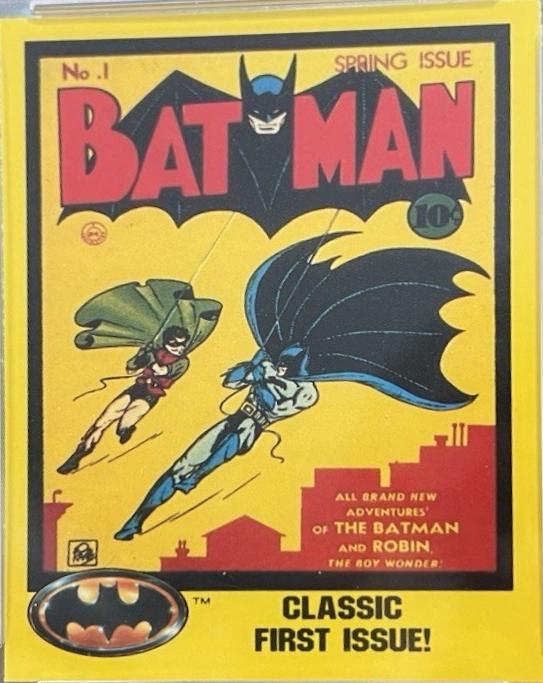 1989 Topps Batman Classic First Issue! #232 card