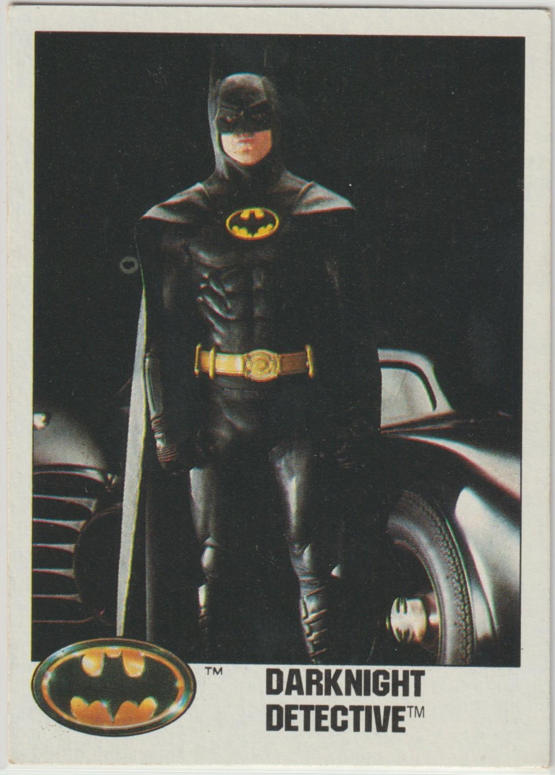 1989 Topps Batman Darknight Detective #2 card