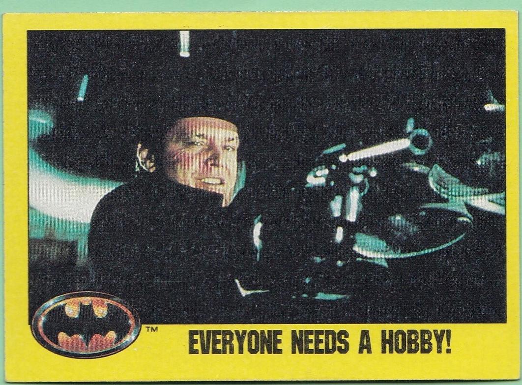 1989 Topps Batman Everyone Needs a Hobby! #223 card