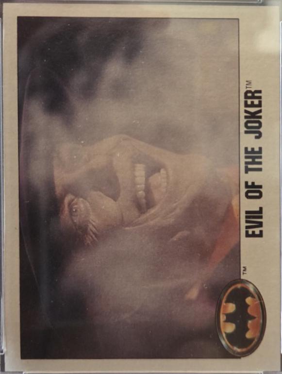 1989 Topps Batman Evil of the Joker #49 card