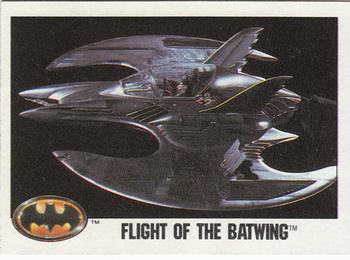 1989 Topps Batman Flight of the Batwing #104 card