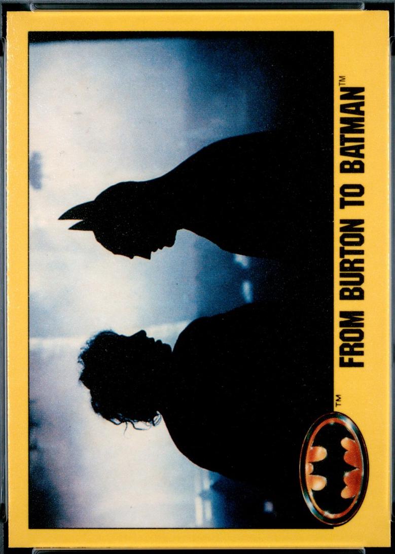 1989 Topps Batman From Burton to Batman #260 card