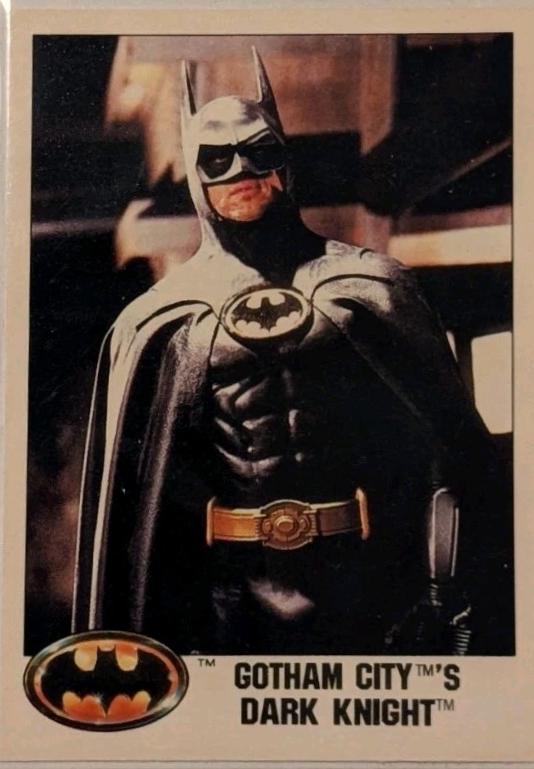 1989 Topps Batman Gotham City's Dark Knight #19 card