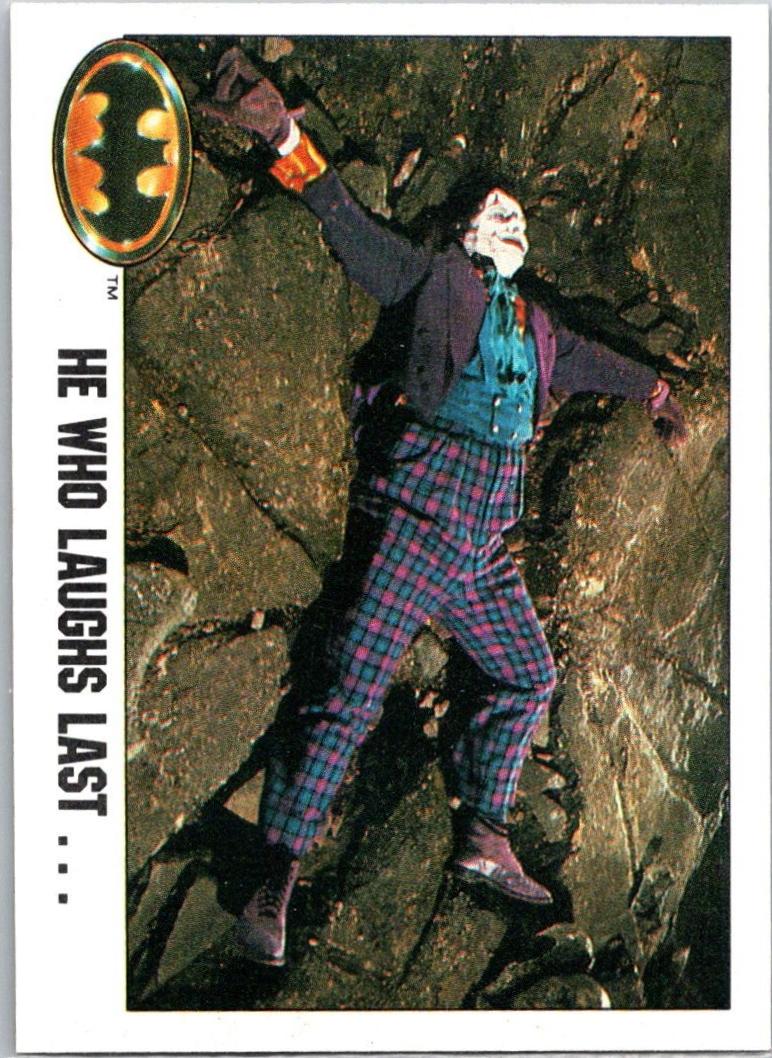 1989 Topps Batman He Who Laughs Last #130 card