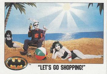1989 Topps Batman Let's Go Shopping! #66 card