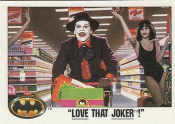 1989 Topps Batman Love That Joker! #65 card