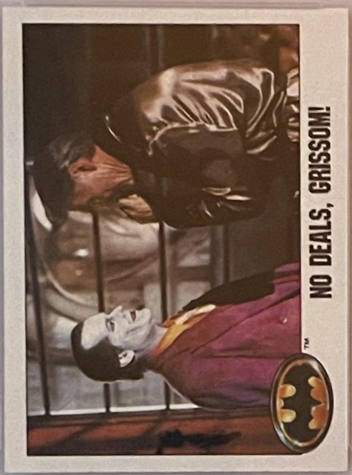 1989 Topps Batman No Deals Grissom! #41 card