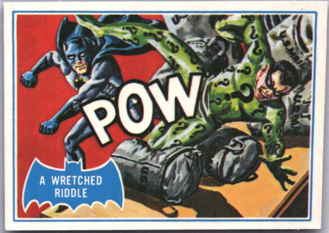 1989 Topps Batman Reissue A Wretched Riddle #29B card