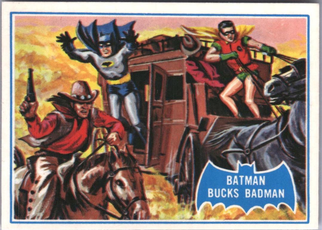 1989 Topps Batman Reissue Batman Bucks Badman #31B card