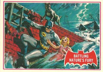 1989 Topps Batman Reissue Battling Nature's Fury #23A card