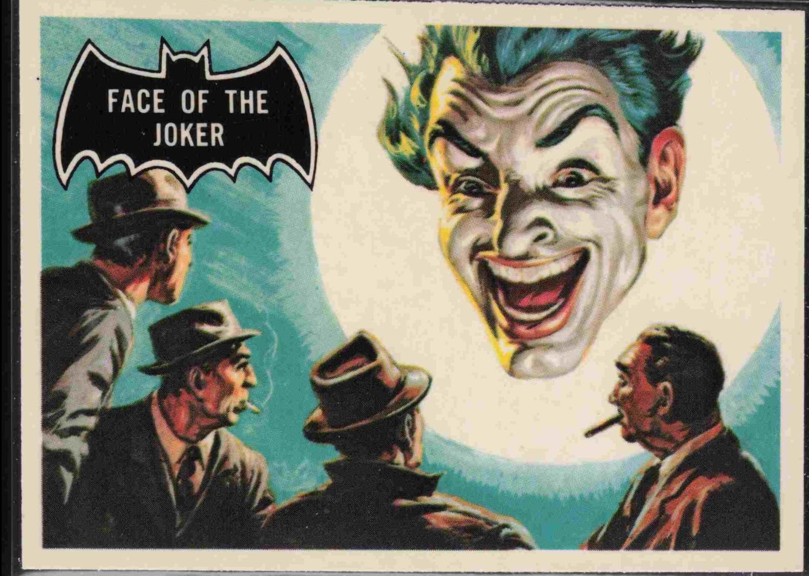 1989 Topps Batman Reissue Face of the Joker #9 card