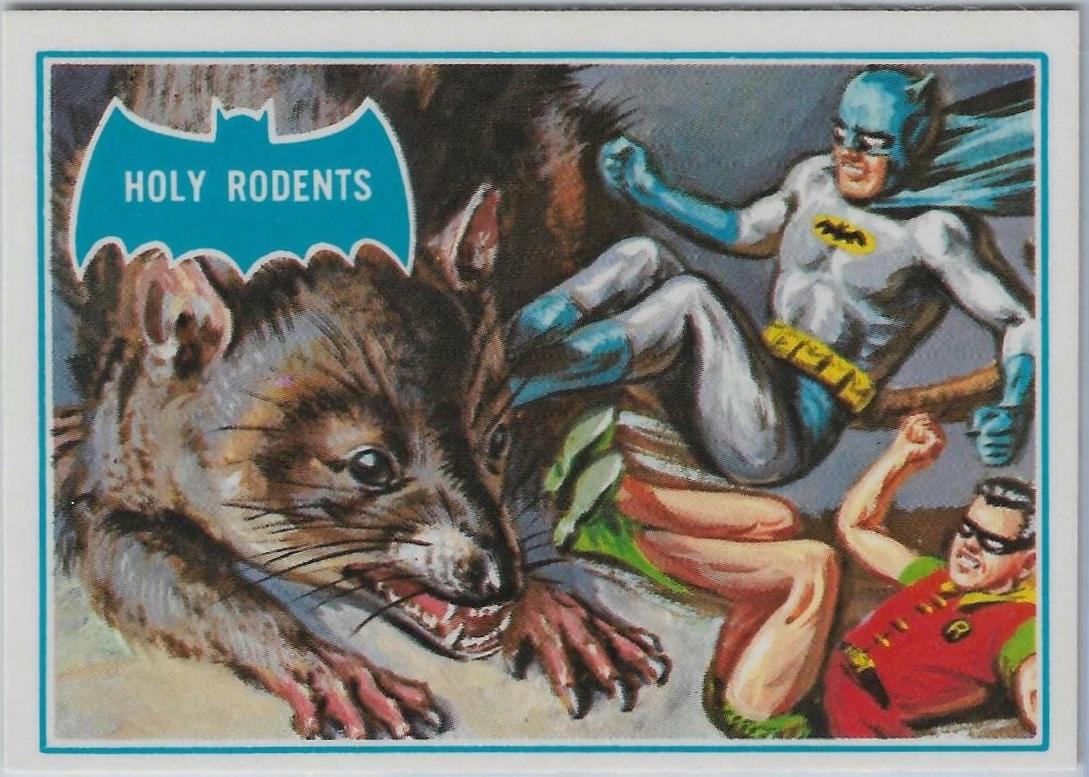 1989 Topps Batman Reissue Holy Rodents #35B card