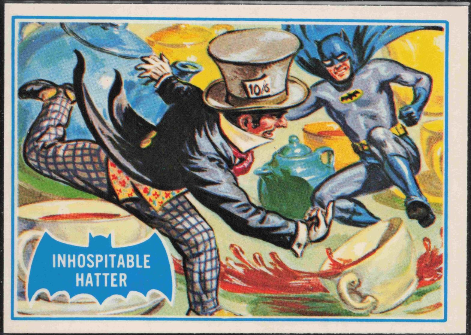 1989 Topps Batman Reissue Inhospitable Hatter! #42B card