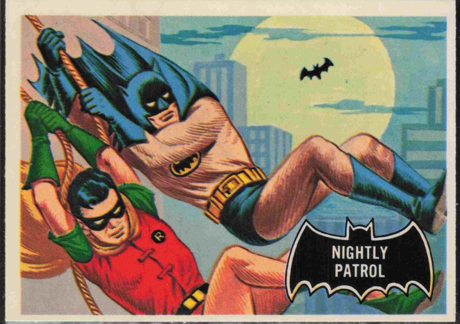 1989 Topps Batman Reissue Nightly Patrol #14 card
