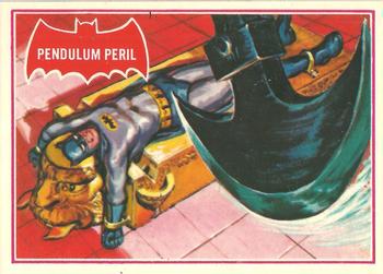 1989 Topps Batman Reissue Pendulum Peril #5A card