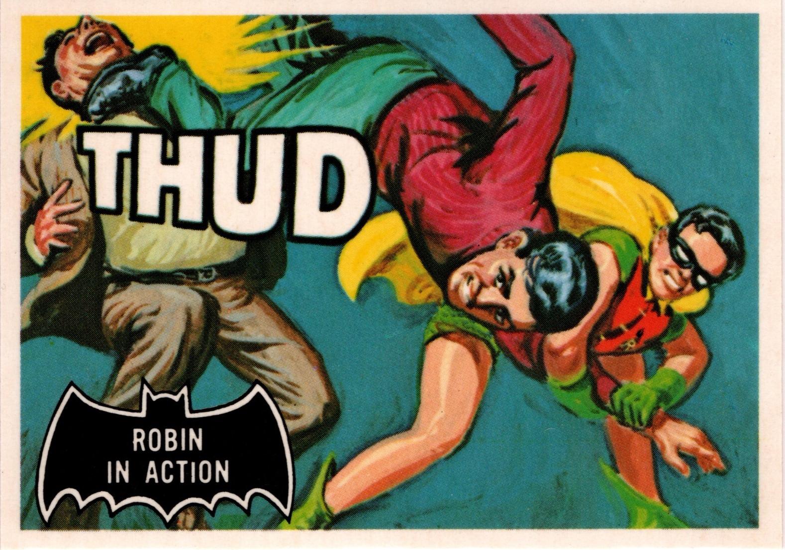 1989 Topps Batman Reissue Robin in Action #18 card