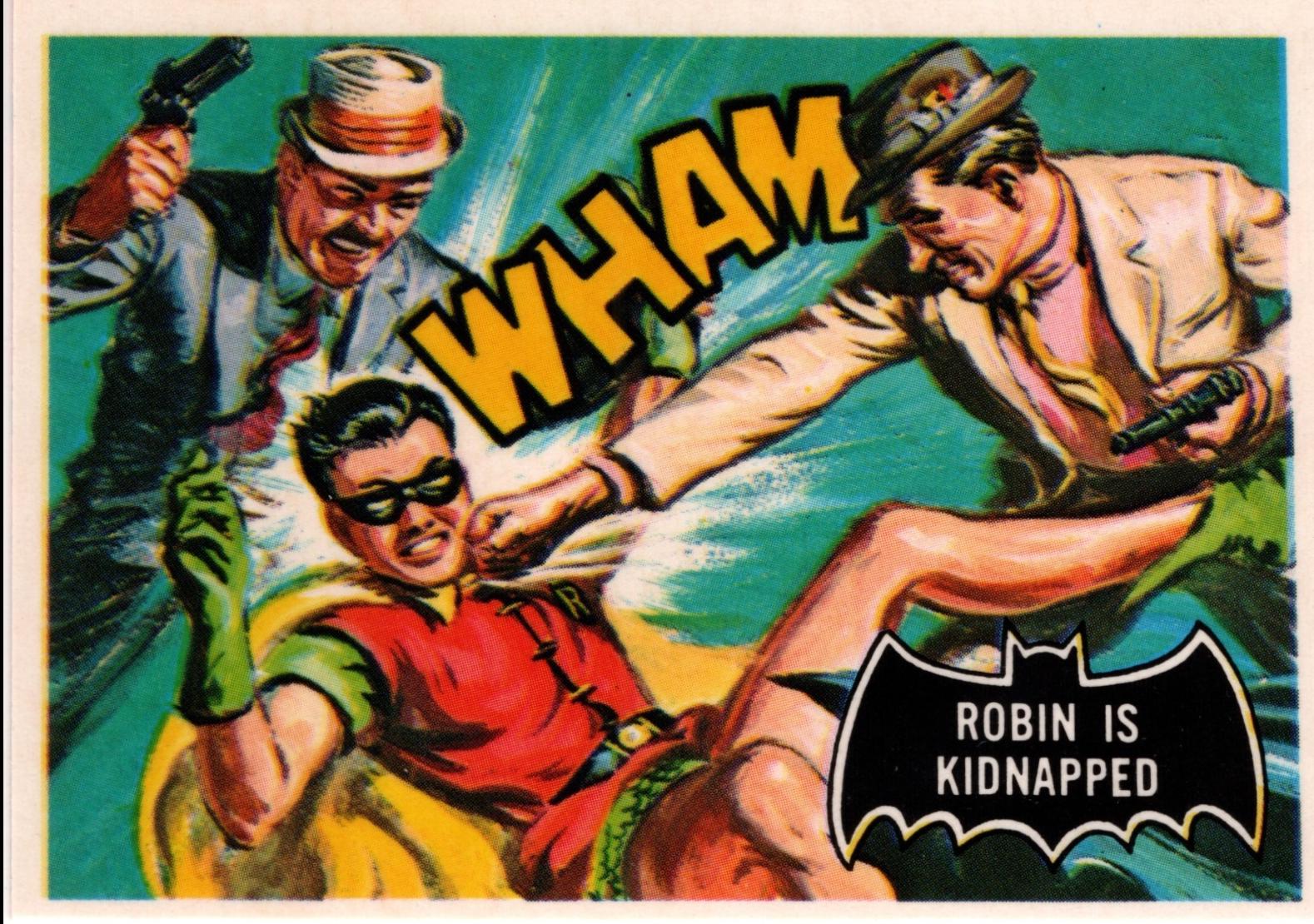 1989 Topps Batman Reissue Robin Is Kidnapped #29 card