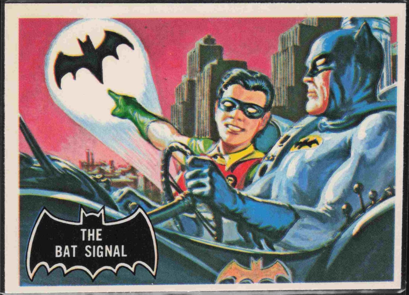 1989 Topps Batman Reissue The Bat Signal #3 card