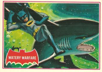 1989 Topps Batman Reissue Watery Warfare #37A card