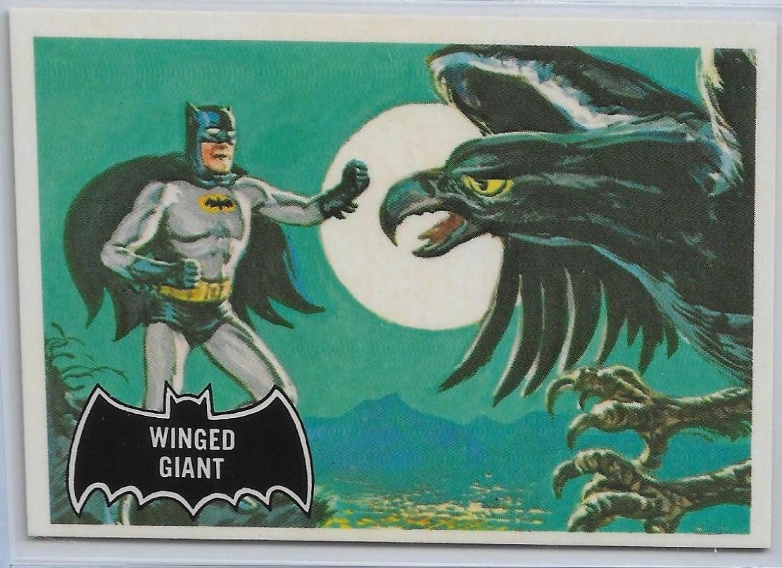 1989 Topps Batman Reissue Winged Giant #52 card
