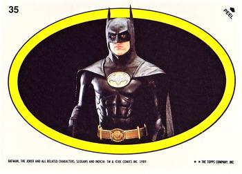 1989 Topps Batman Sticker Batman #35 card